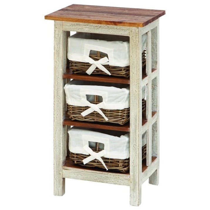 Uma Enterprises Inc Accent Furniture Solid Wood Rattan Side