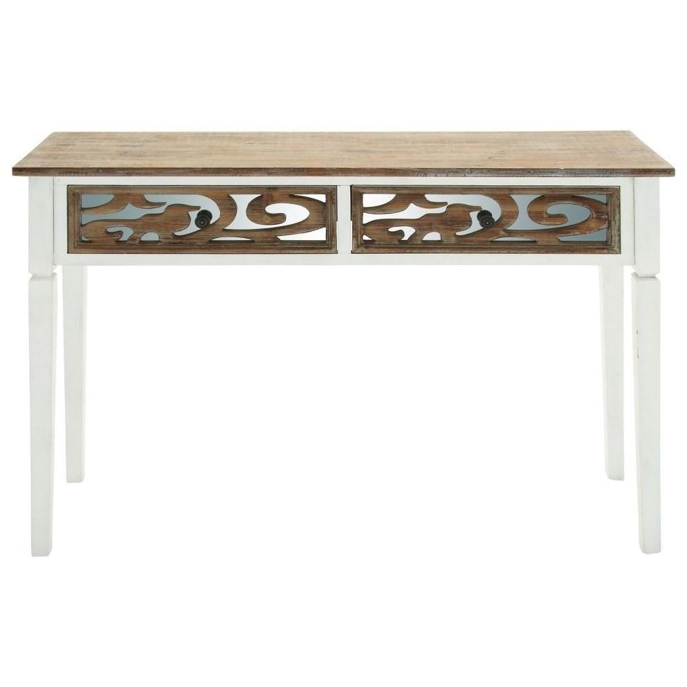 Uma Enterprises Inc Accent Furniture Wood Mirror Console Table