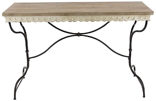 Uma Enterprises Inc Accent Furniture Metal Wood Consol Table Uma Enterprises Inc Accent Furniture Metal Wood Consol Table