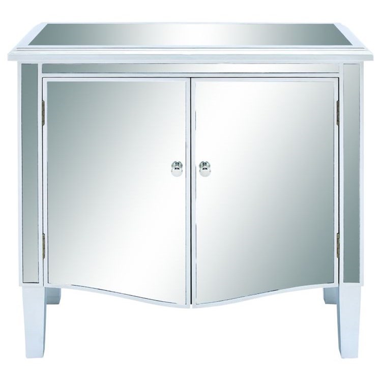 Uma Enterprises Inc Accent Furniture Wood Mirror Cabinet Wilcox Furniture Accent Chests