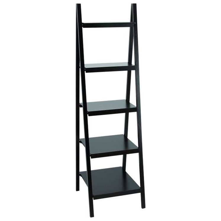 Uma Enterprises Inc Accent Furniture Wood Leaning Shelf Wilcox Furniture Open Bookcases