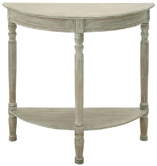 Uma Enterprises Inc Accent Furniture Wood Half Round Console Table Uma Enterprises Inc Accent Furniture Wood Half Round Console Table