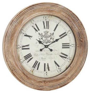 Uma Enterprises Inc Accessories Wooden Wall Clock Howell