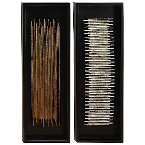 Uma Enterprises Inc Wall Art Wood Decor Set Of 2 Boulevard Uma Enterprises Inc Wall Art Wood Decor Set Of 2