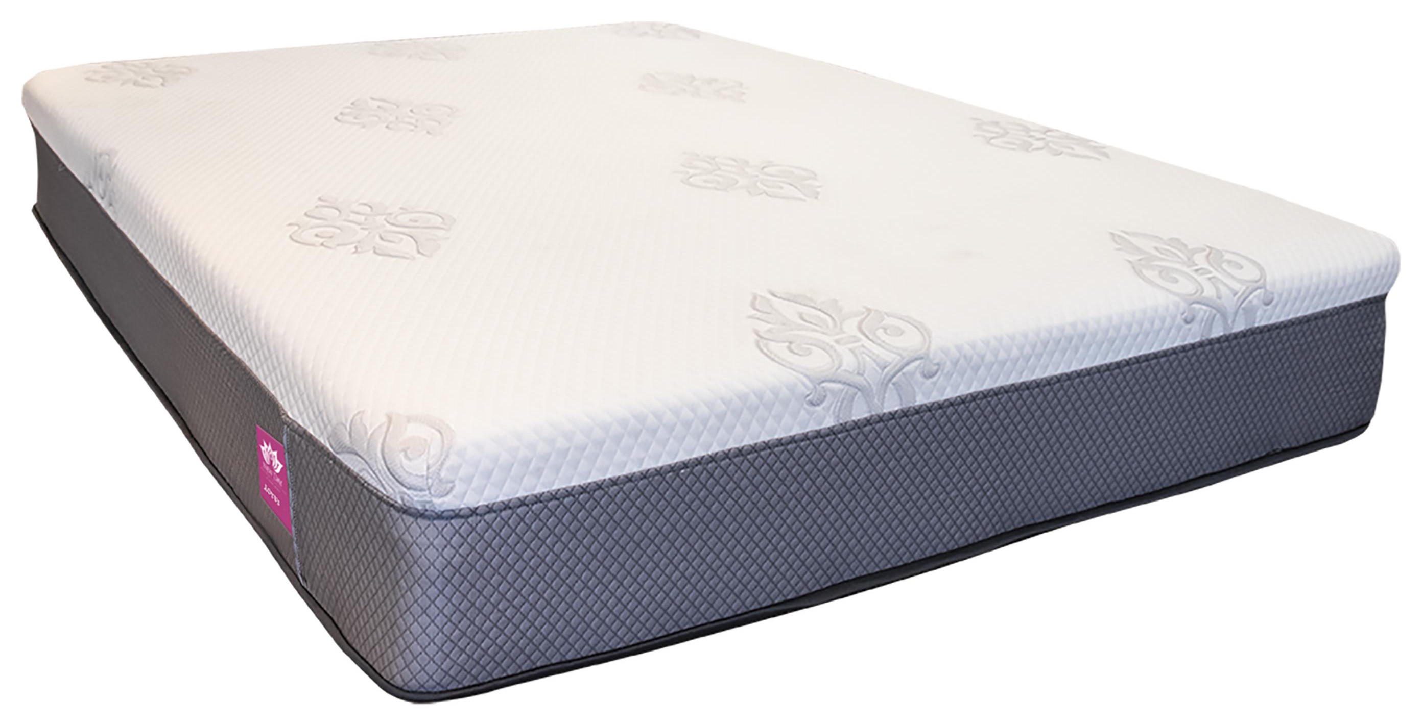 United Bedding Lotus King 8 Inch Gel Memory Foam Mattress Johnny Janosik Mattresses