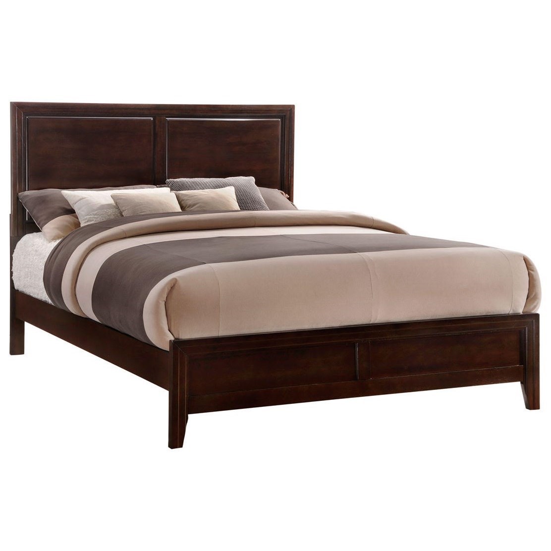 Lane Home Furnishings 1006 Agathis Queen Bed With Panel Headboard Royal Furniture Platform Beds Low Profile Beds