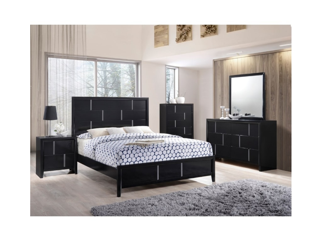 United Furniture Industries 1014King Panel Bed