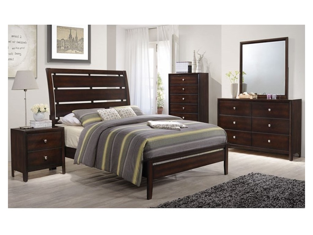 Lane 1017Queen Panel Bed