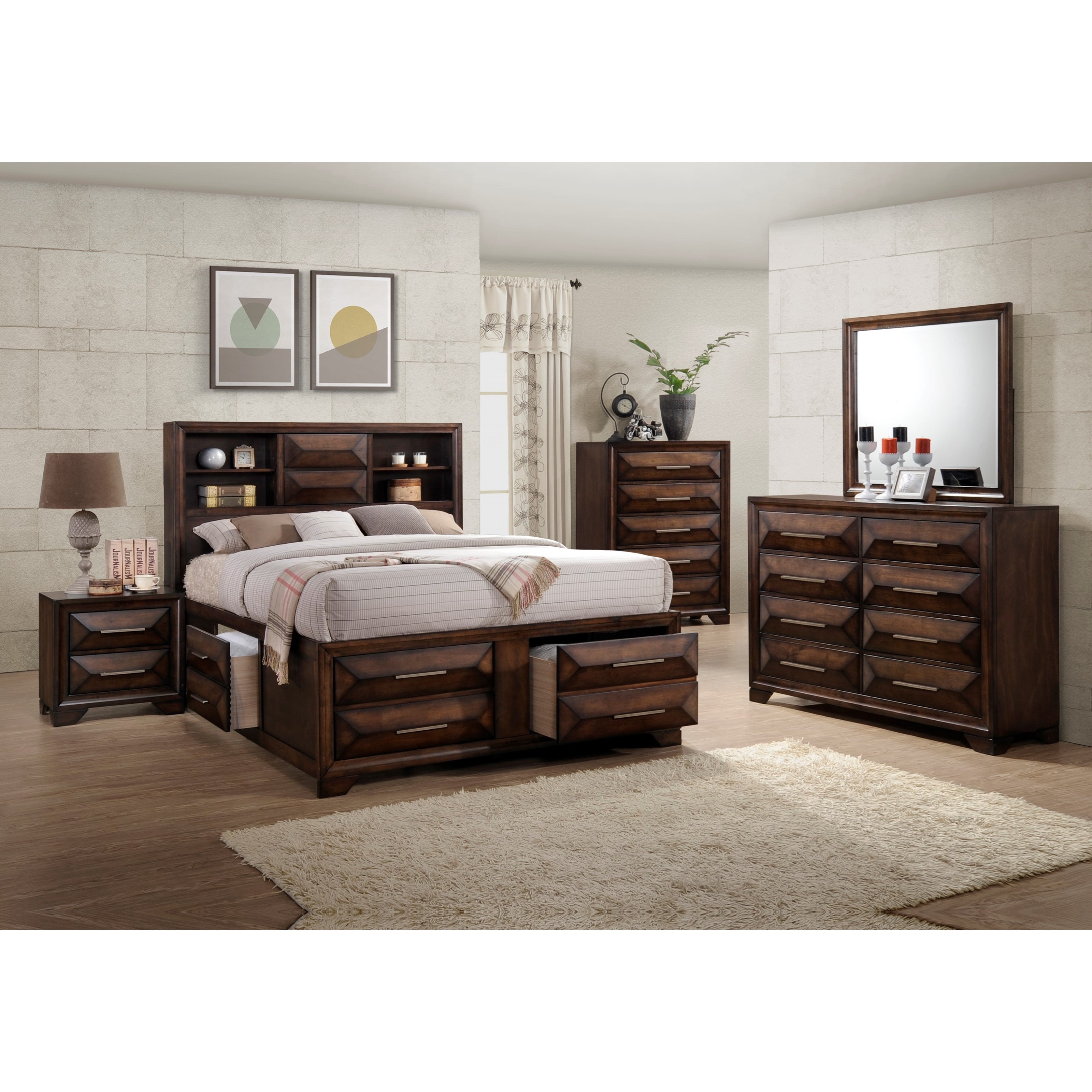 United Furniture Industries Anthem Queen Bedroom Group Household Furniture Bedroom Groups