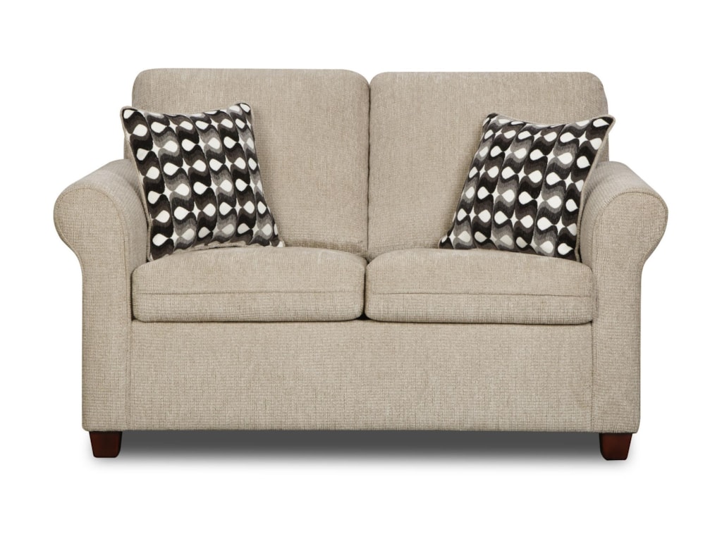 Simmons Upholstery 1630 1630loveseat Transitional Loveseat Dunk Simmons Upholstery 1630transitional Loveseat