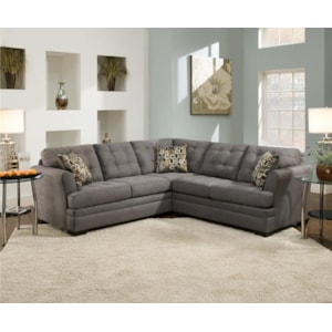 Simmons Upholstery Velocity 2057 Slate Velocity Slate 2 Piece Sectional Dunk Bright Furniture Upholstery Group