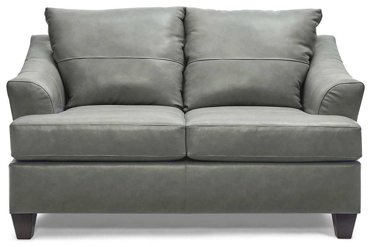 Lane Home Furnishings 2063 Leather Vinyl Match Loveseat Reeds Furniture Loveseats