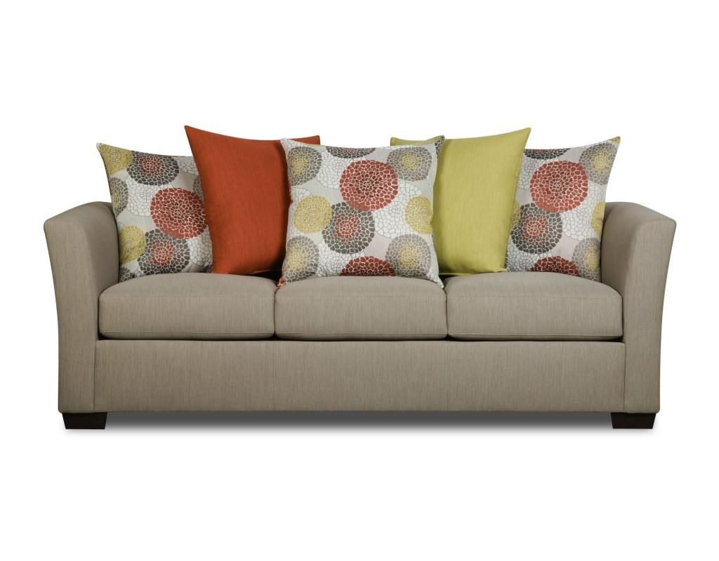United Furniture Industries 4201 4201SofaFrenchGray Transitional Sofa