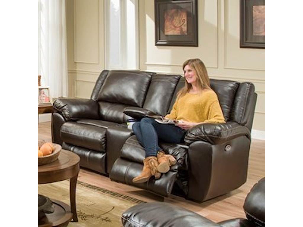 Lane Home Furnishings 50433br Power Double Motion Console Loveseat