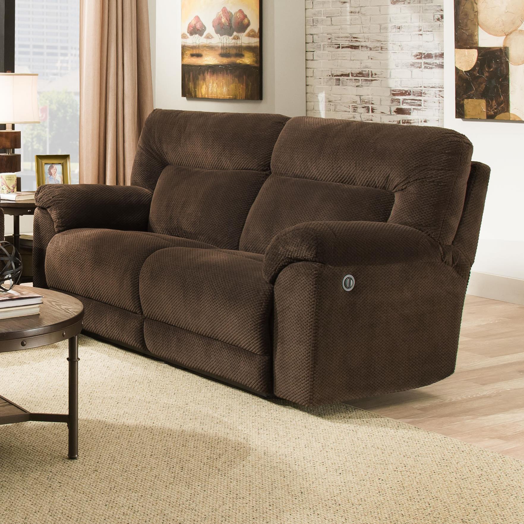 United Furniture Industries 50570 50570pbr 53 Casual Power Double Motion Sofa Household Furniture Reclining Sofas