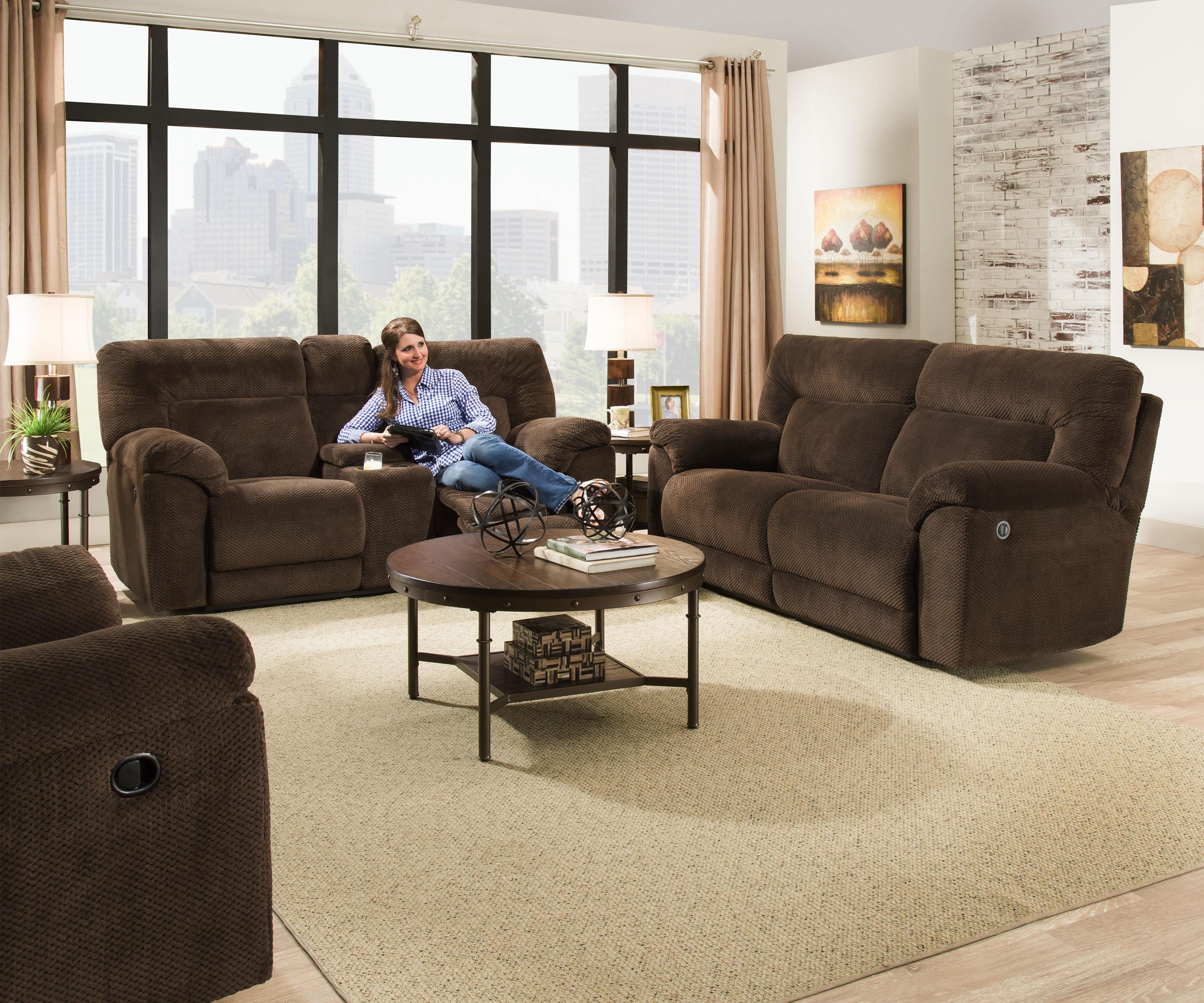 United Furniture Industries 50570 50570SOFA Casual Double Motion Sofa