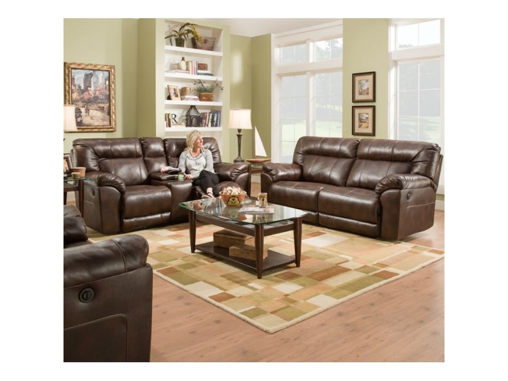 United Furniture Industries 50571BRDouble Motion Sofa