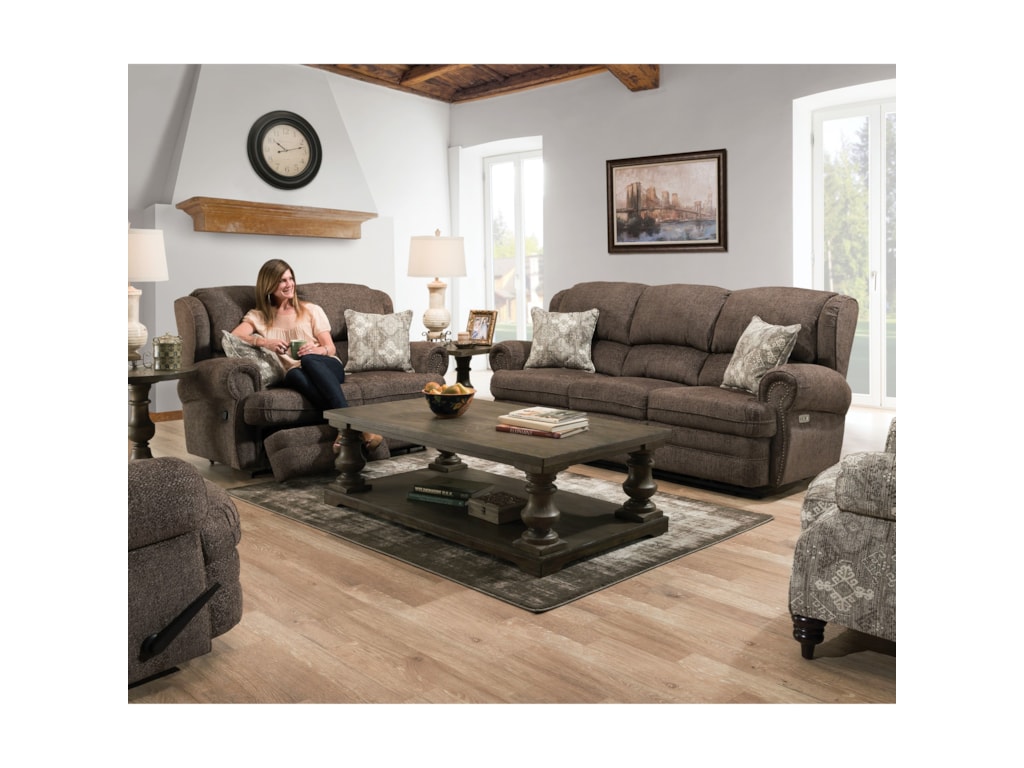 United Furniture Industries 57000Power Reclining Love Seat