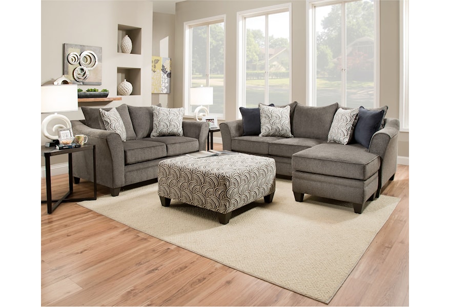 Umber Kiara Stationary Living Room Group Efo Furniture Outlet