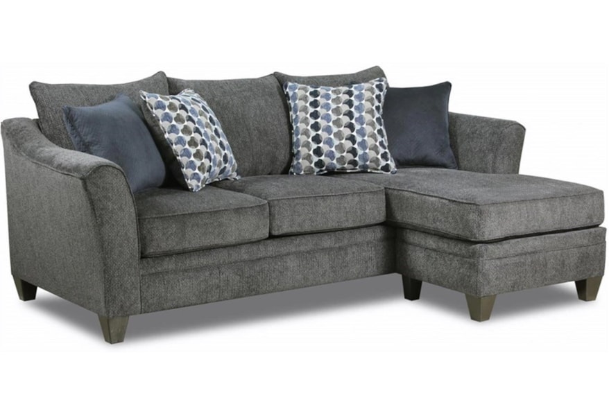 Simmons Upholstery 6485 03sc Transitional Sofa Chaise With 6485 03sc Transitional Sofa Chaise