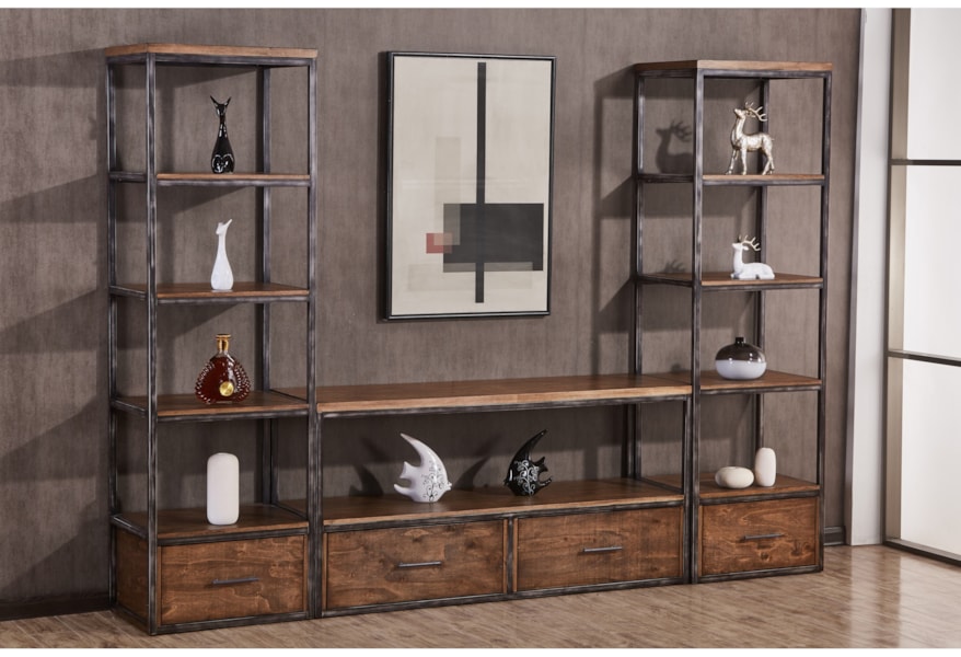 United Furniture Industries 7326 Contemporary Wall Unit United Furniture Industries 7326