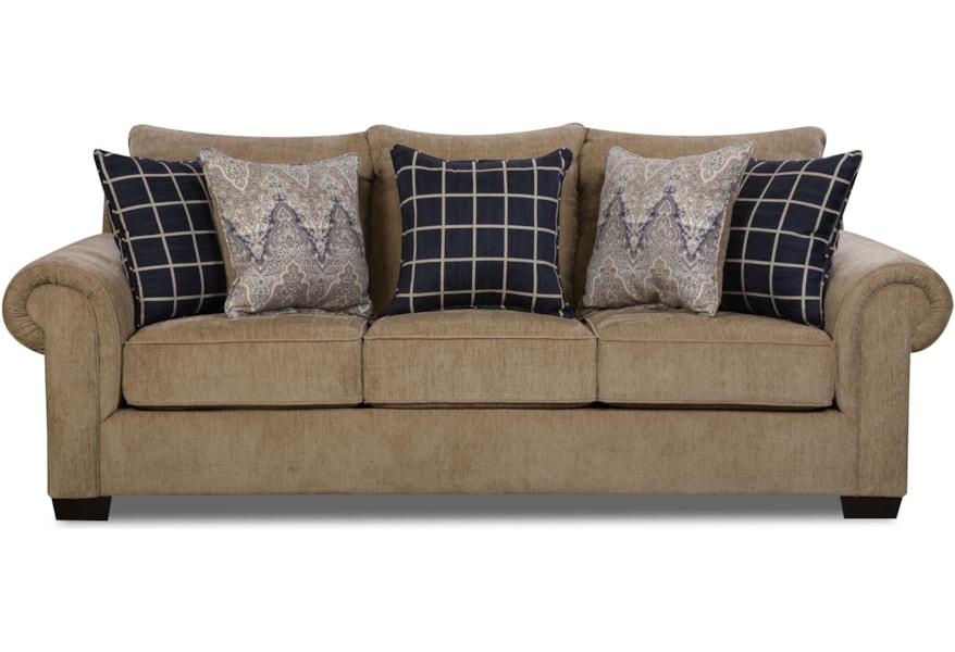 Lane Georgette Transitional Sofa With Rolled Arms Ruby Gordon Home Sofas