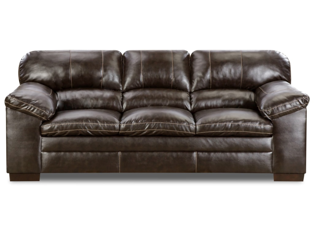 Simmons Upholstery 8049 Casual Sofa With Pillow Arms Royal Simmons Upholstery 8049casual Sofa