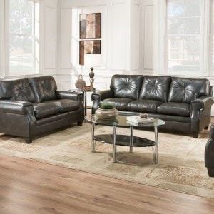 United Furniture Industries 8065Transitional Loveseat