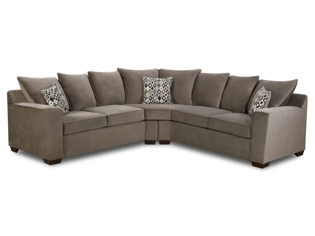 United Furniture Industries 9070 Transitional 2 Piece Sectional Sofa United Furniture Industries 9070transitional 2 Piece Sectional Sofa
