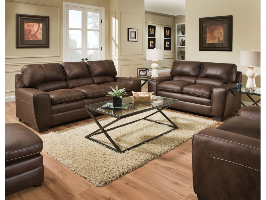 9085 Sofa And Loveseat By Simmons Upholstery At Royal Furniture