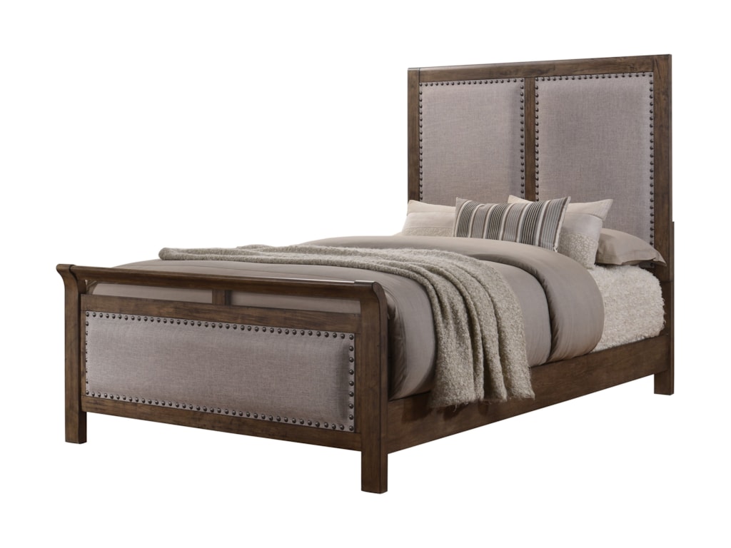 United Furniture Industries Carlton 1040 Transitional Queen Bed With United Furniture Industries Carlton 1040queen Bed