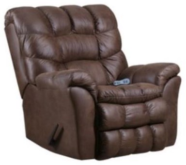United Furniture Industries U678 U678 Tobacco Recliner With Heat And Massge Furniture Fair North Carolina Three Way Recliners
