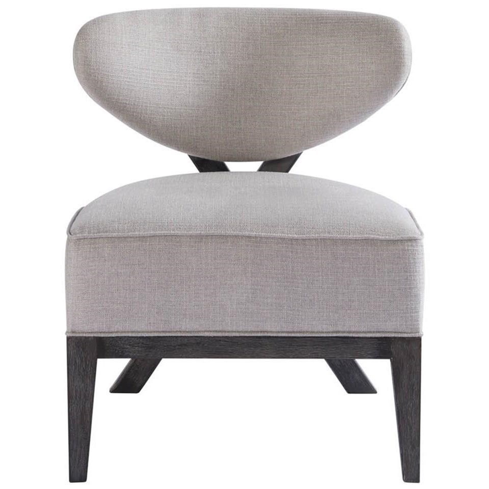 Universal Accent Chairs 889536 889 Tremont Accent Chair With X Shaped Back Esprit Decor Home Furnishings Upholstered Chairs