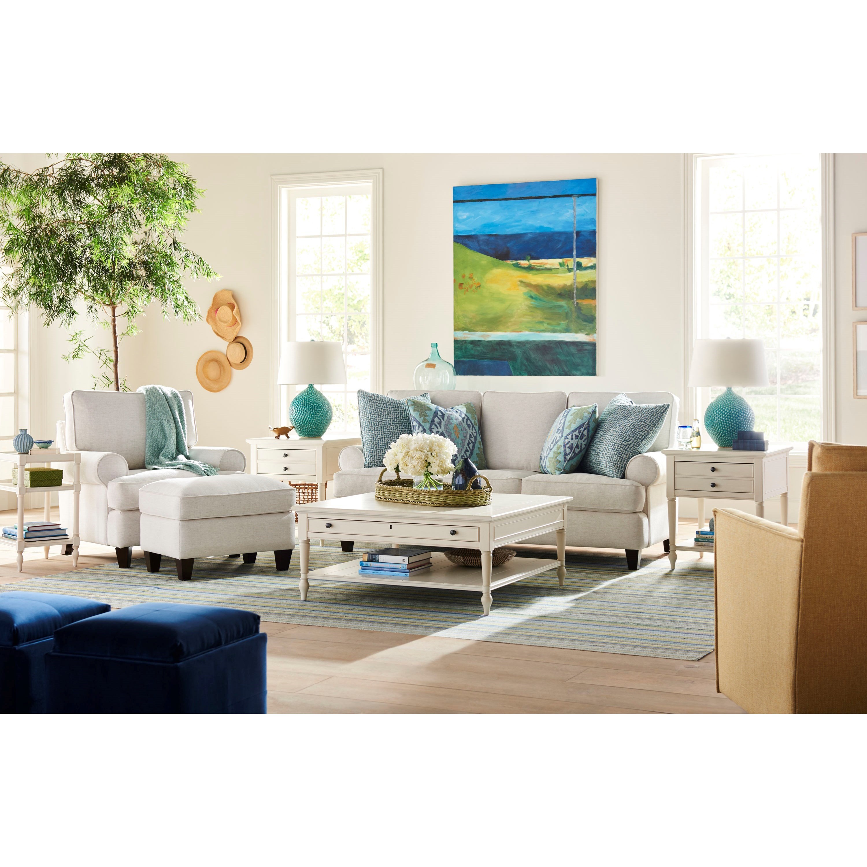 Universal Blakely Living Room Group Zak S Home Stationary Living Room Groups