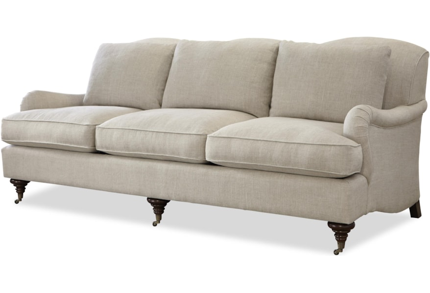 Universal Churchill Traditional Stationary Sofa With English Arms Churchill Traditional Stationary Sofa