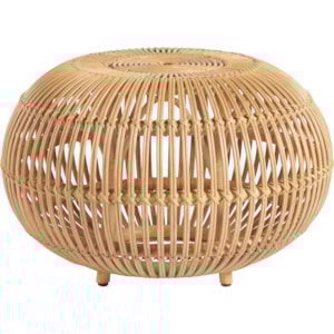 Universal Coastal Living Home Escape 833811 Small Rattan Scatter Table Nassau Furniture And Mattress End Tables