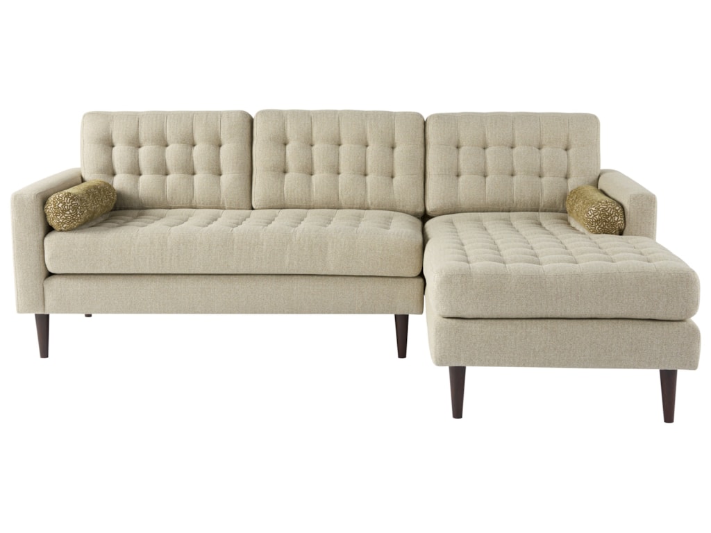 Copeland Mid Century Modern 2 Piece Tufted Sectional Sofa With Raf Chaise By Universal At Hudson S Furniture Copeland Mid Century Modern 2 Piece Tufted Sectional Sofa With Raf Chaise By Universal At Hudson S Furniture