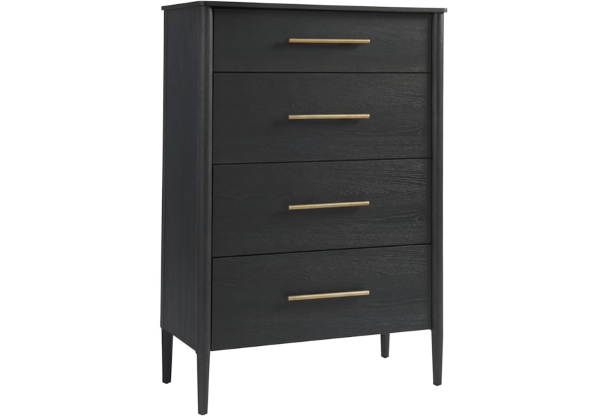 Universal Curated 705150 Langley Tall Four Drawer Dresser Corner