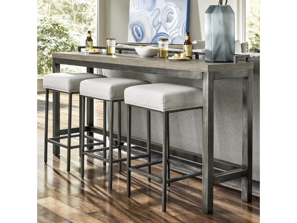 Universal Curated Mitchell Console Table With 3 Stools Reeds Furniture Sofa Tables Consoles Universal Curated Mitchell Console Table With 3 Stools Reeds Furniture Sofa Tables Consoles