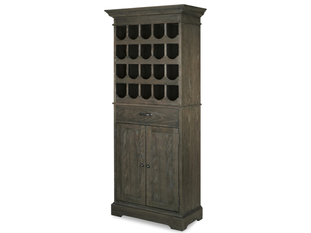 Universal Curated Tall Wine Cabinet With 2 Doors Belfort Furniture Universal Curated Tall Wine Cabinet With 2 Doors