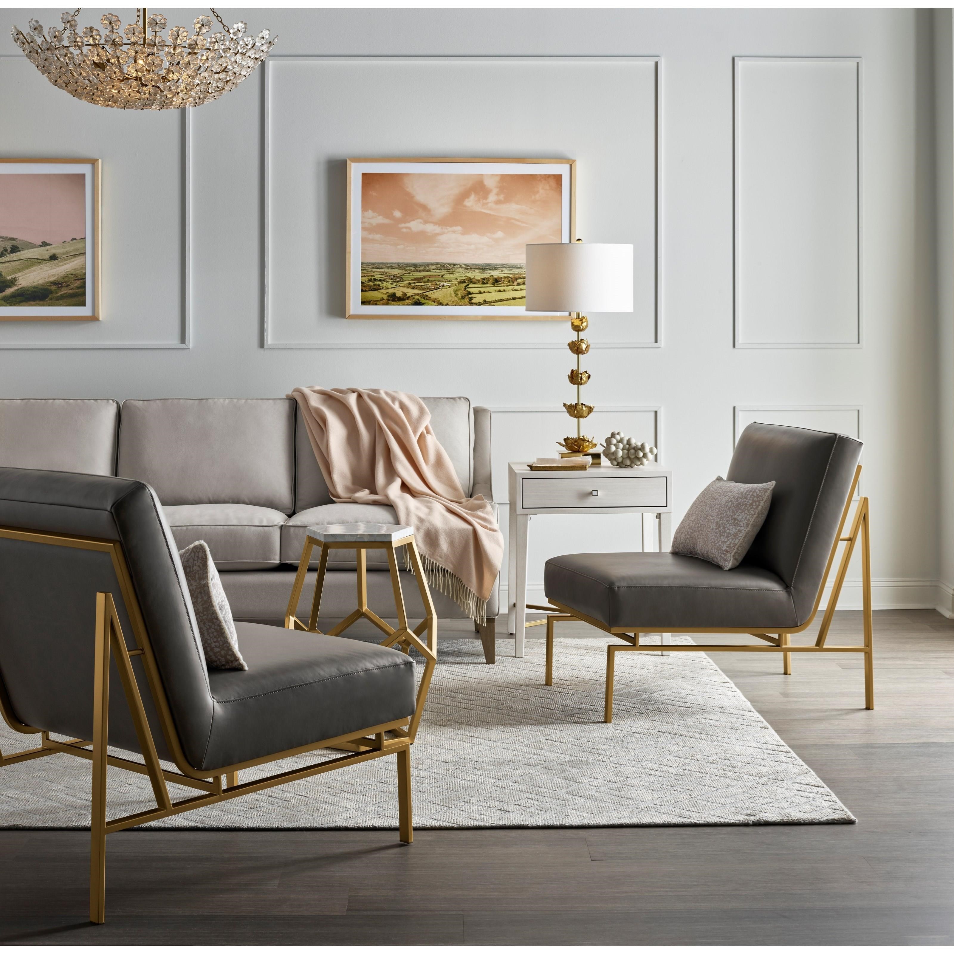 Universal Love Joy Bliss Miranda Kerr Home Hollywood Accent Chair Lindy S Furniture Company Upholstered Chairs