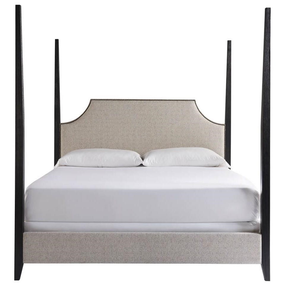 Universal Midtown 805b280b Stanton Queen Upholstered Poster Bed