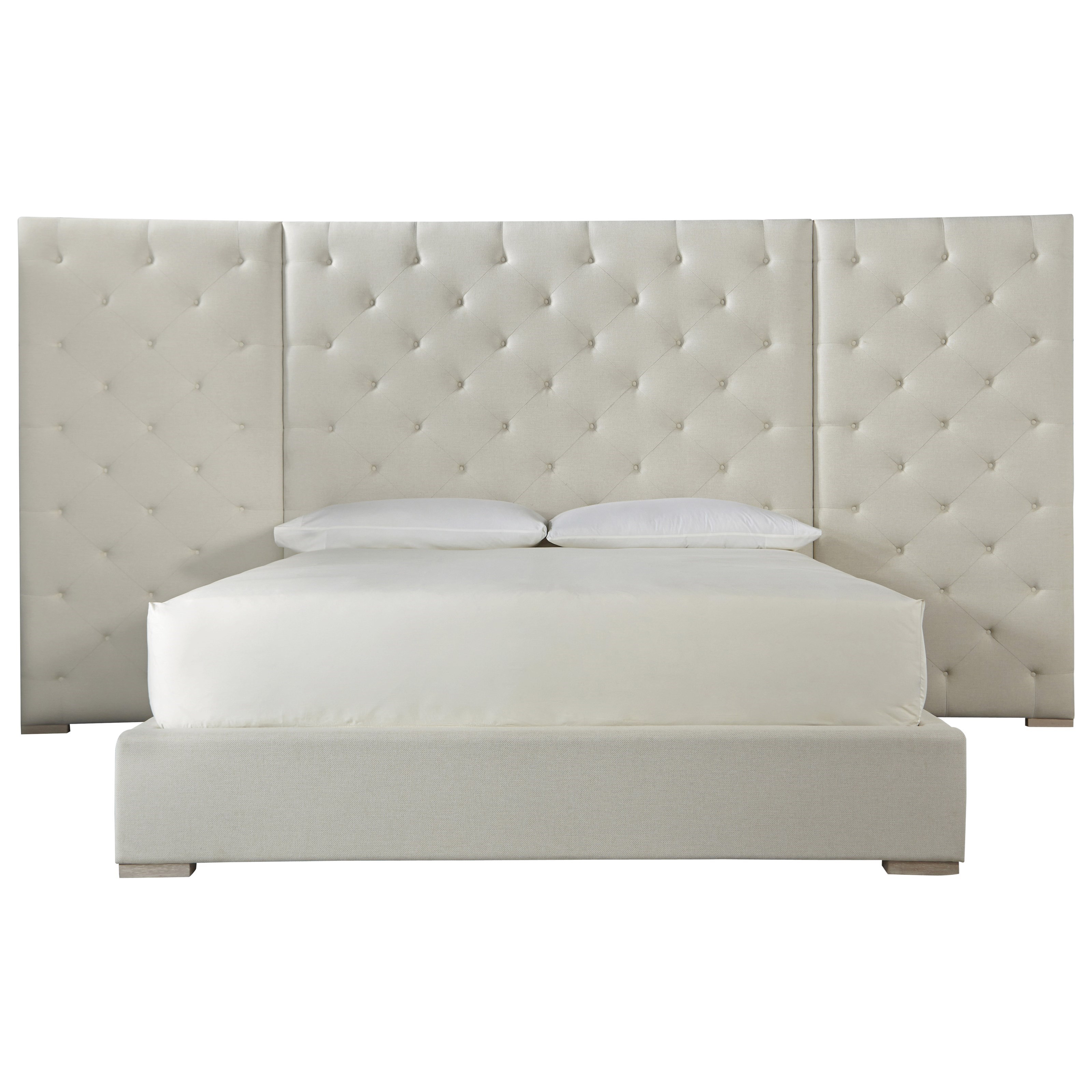 Universal Modern Brando King Bed With Tufted Wall Panels Stoney Creek Furniture Upholstered Beds