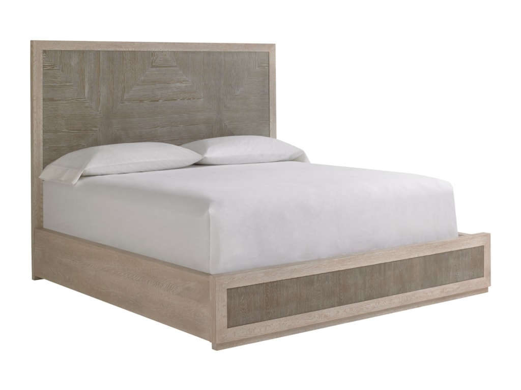 Universal Modern Brinkley King Bed With Low Platform Universal Modern Brinkley King Bed With Low Platform