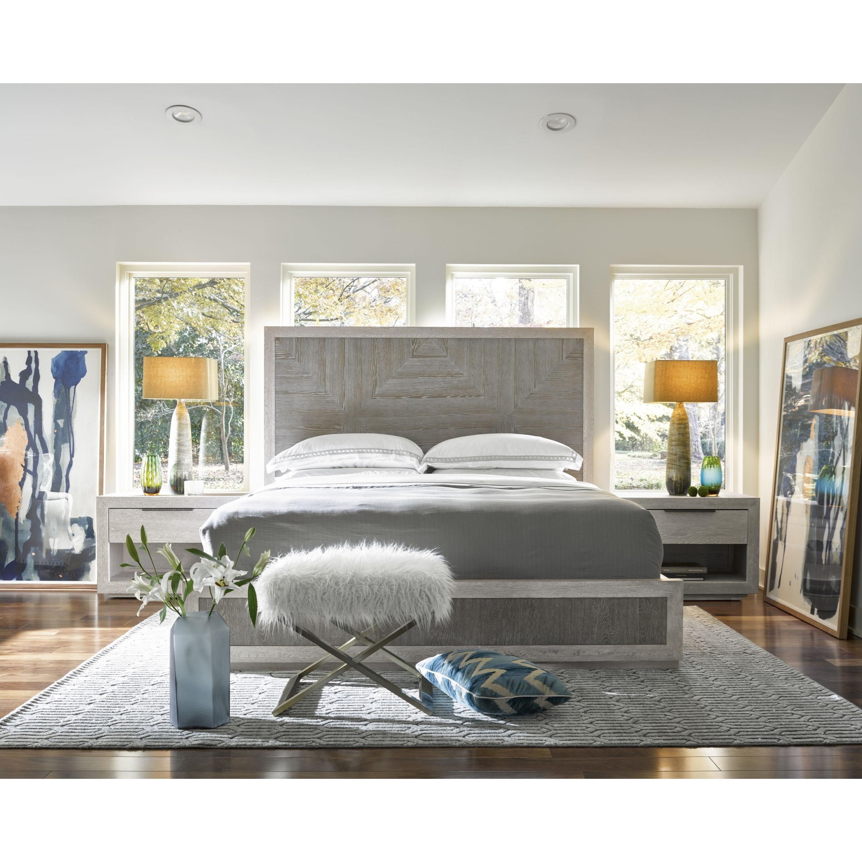 Universal Modern Brinkley California King Bed With Low Platform Furniture Mart Colorado Platform Beds Low Profile Beds