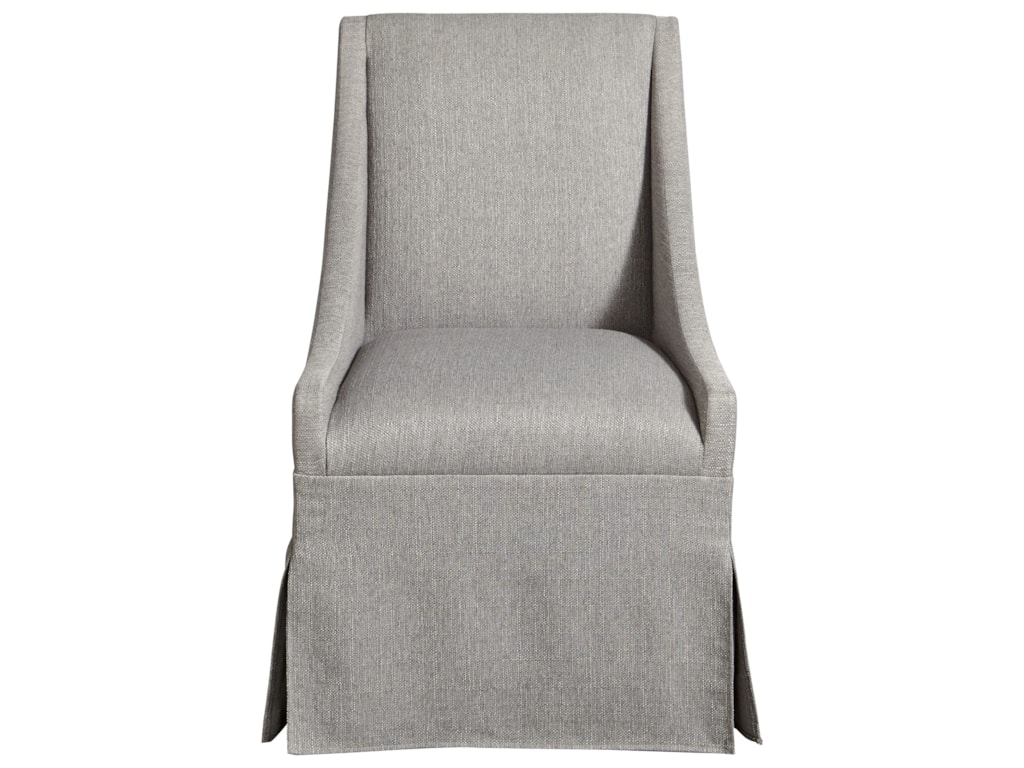 Universal Modern Townsend Castered Upholstered Dining Chair With Universal Modern Townsend Castered