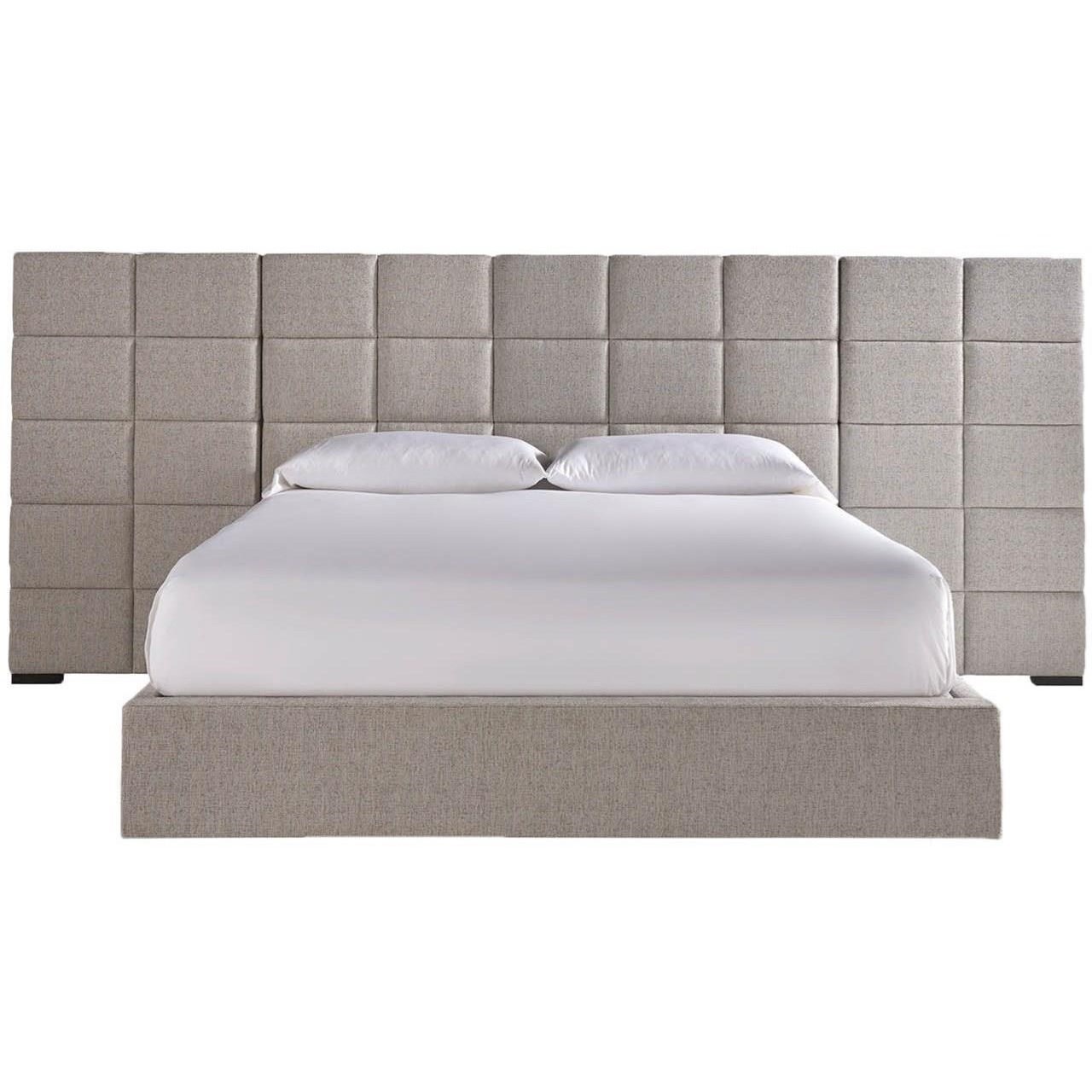 Universal Modern Onyx Bacall Queen Upholstered Wall Bed