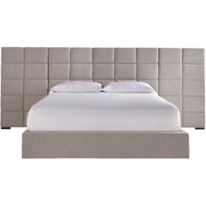 Universal Modern Onyx 847210bw Bacall Queen Upholstered Wall Bed Becker Furniture Platform Beds Low Profile Beds