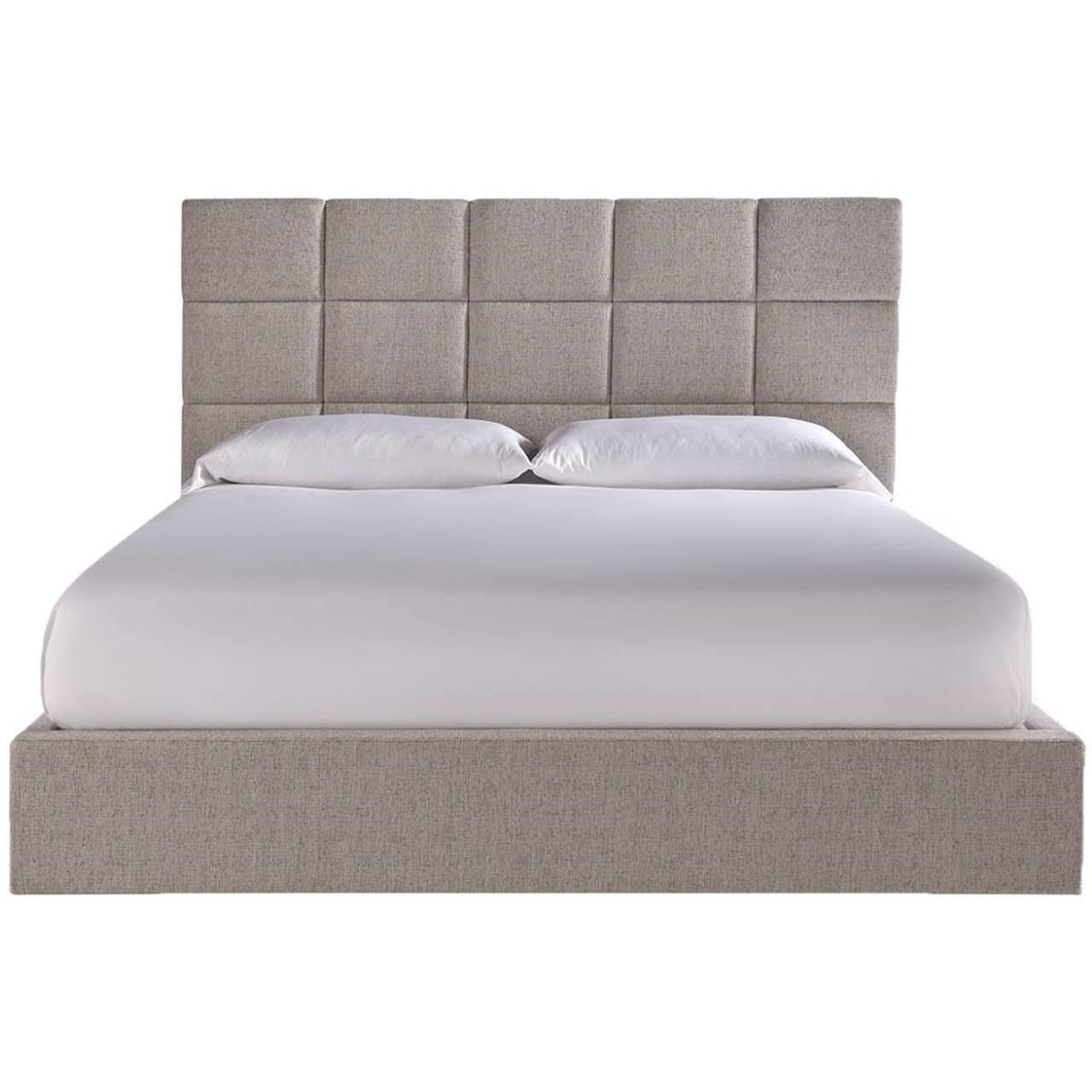 Oconnor Designs Modern Onyx Bacall King Bed With Upholstered