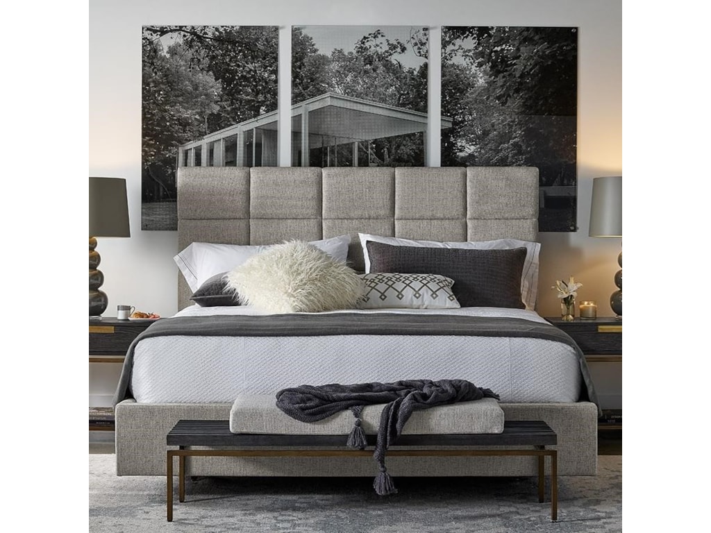 Universal Modern - OnyxBacall King Bed